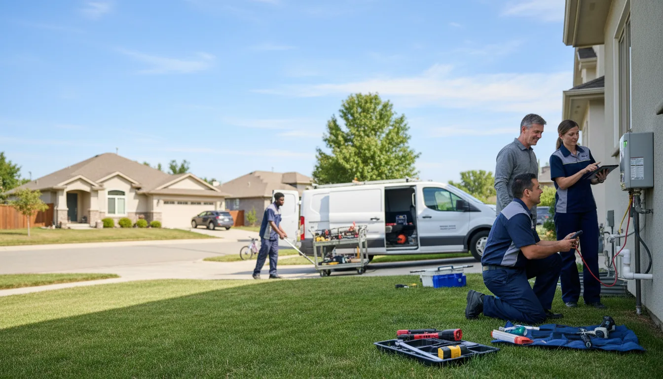 Tankless water heater service in Beaumont, TX